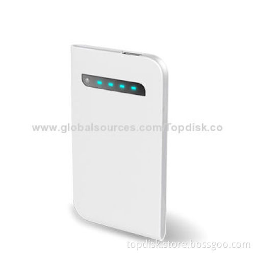 3,000mAh Thin Li-polymer Dual USB Port Power Bank for smartphone mobiles for iphone 6
